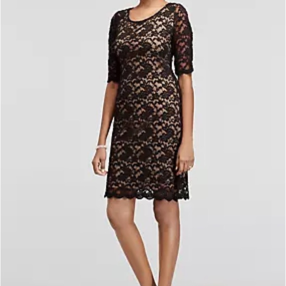 GUC Floral Lace Sheath Dress